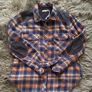 Faherty Flannel Plaid Button Down Shirt